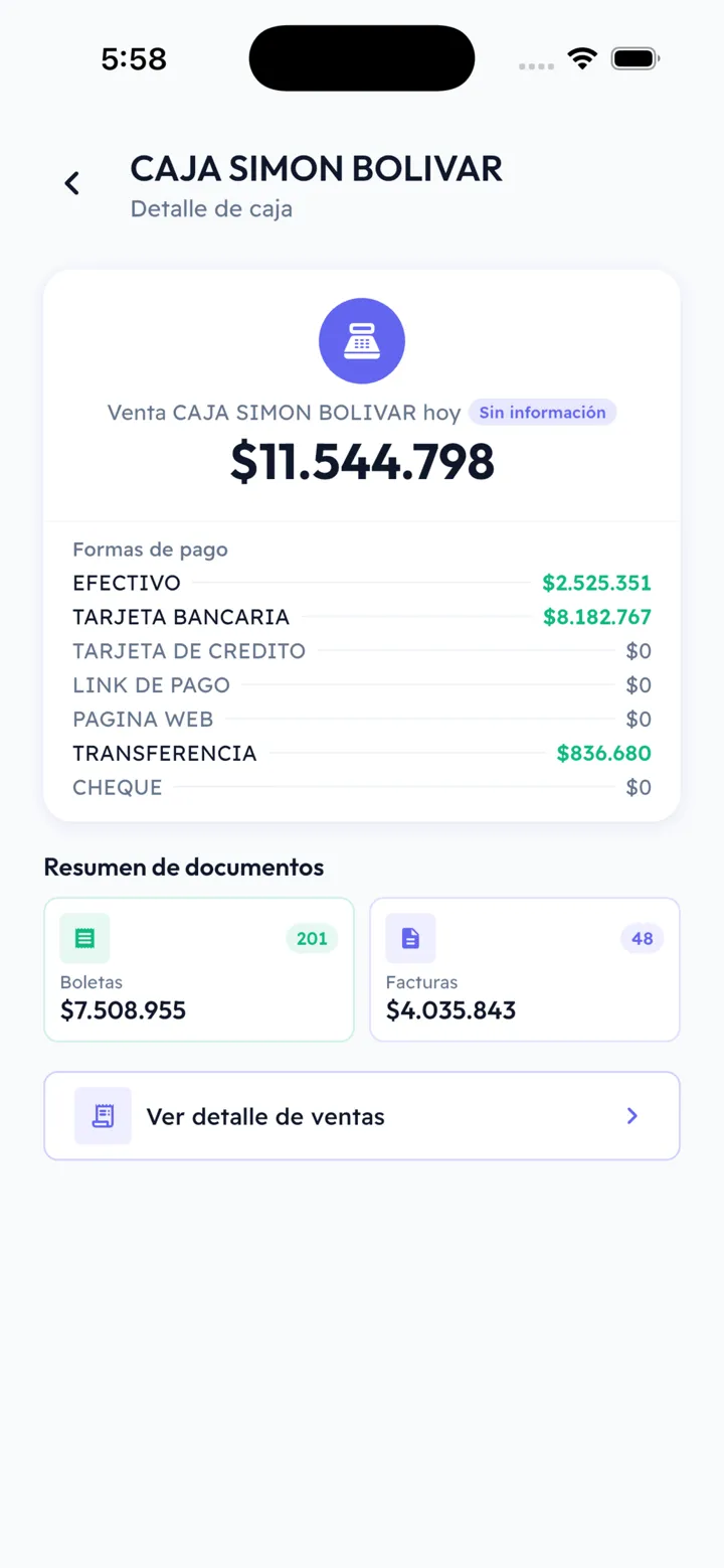 Captura de AdminPOS