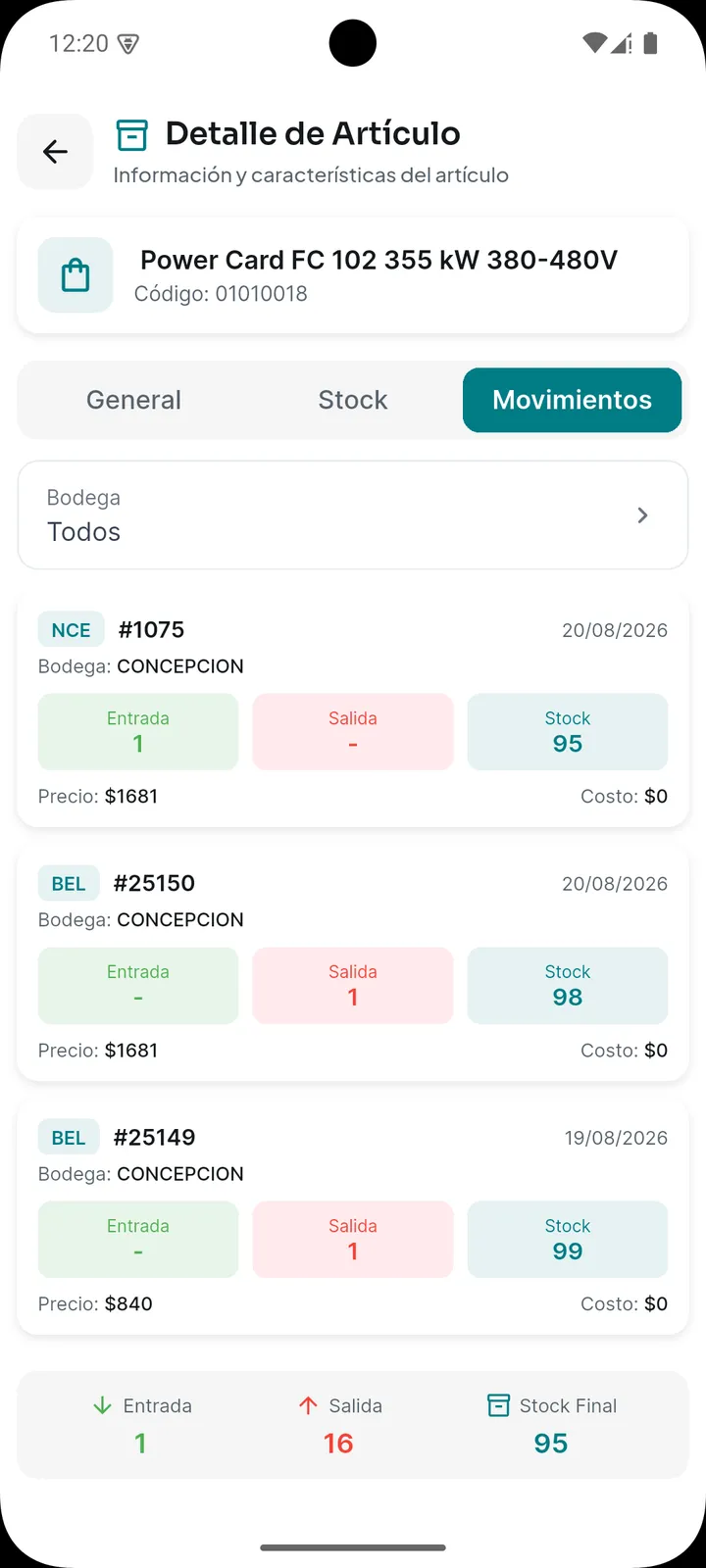 Captura de Inventario Móvil