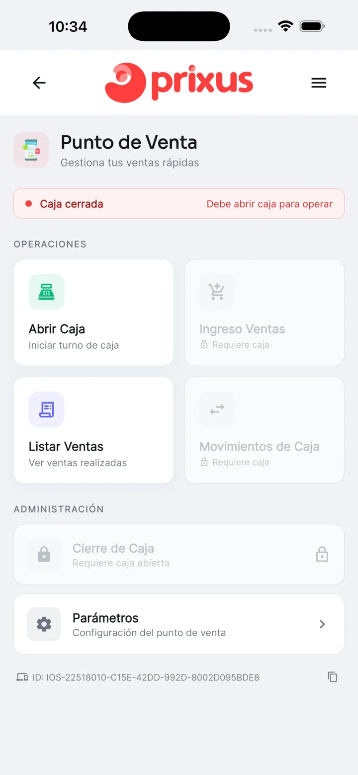 Captura de POS Móvil