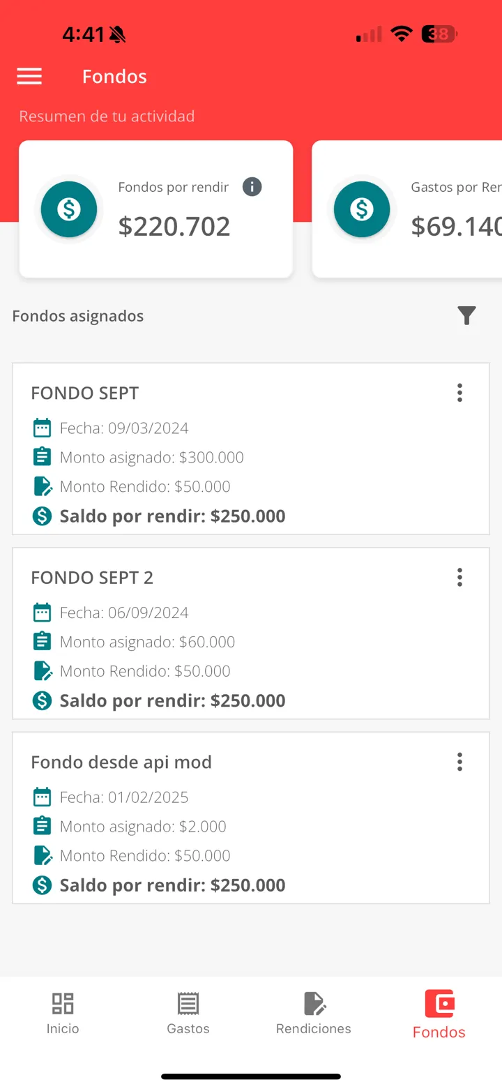 Captura de Rinde Online